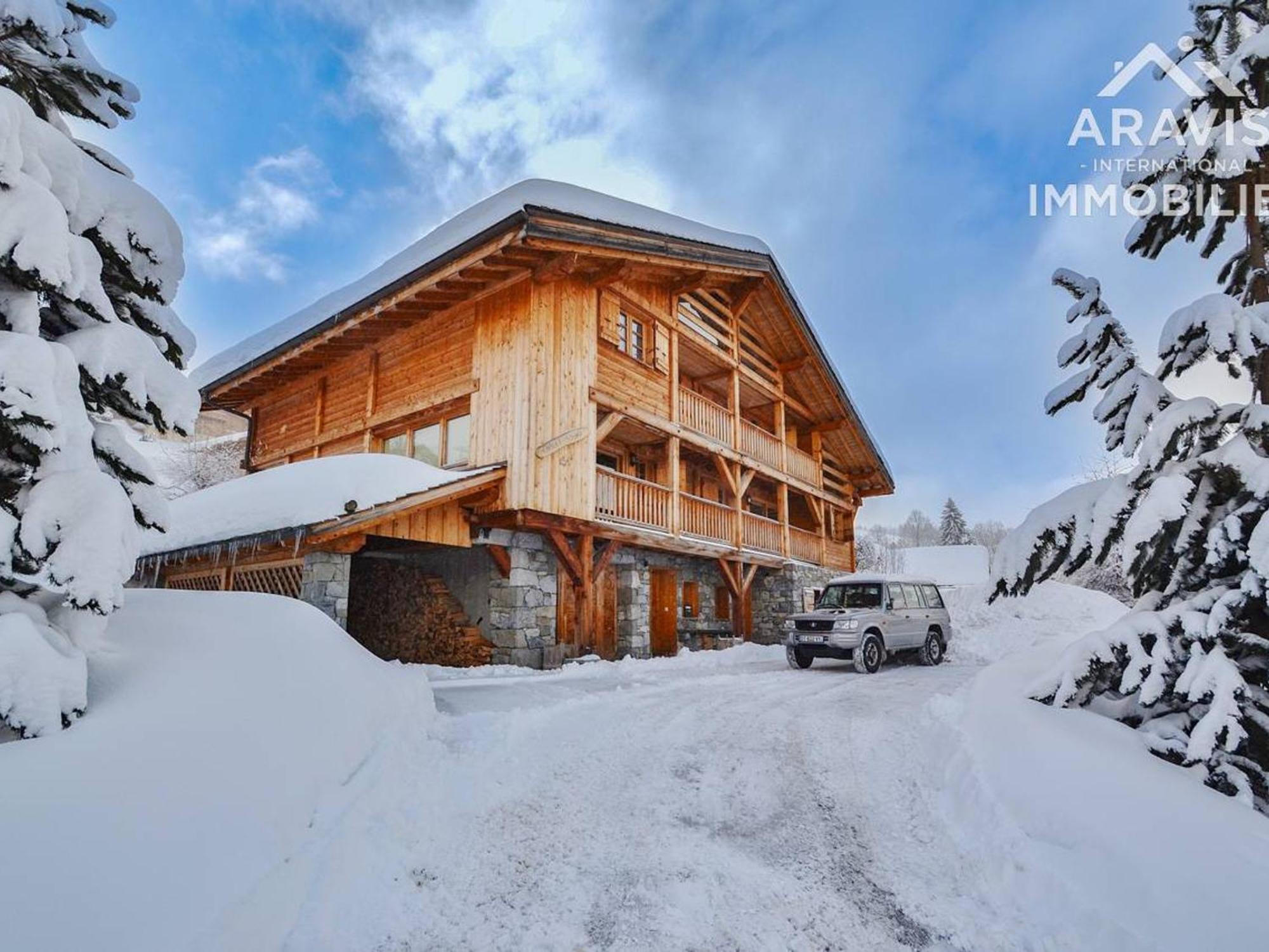 Villa Chalet De Charme Pour 11 Pers, Proche Pistes & Commodites - Fr-1-391-22 Le Grand-Bornand Exterior foto